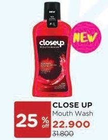 Promo Harga CLOSE UP Mouthwash 250 ml - Watsons
