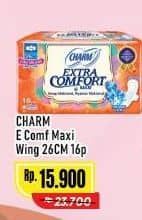 Promo Harga Charm Extra Comfort Maxi Long Wing 26cm 16 pcs - Alfamart