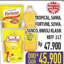 TROPICAL/ SANIA/ FORTUNE/ SOVIA/ SUNCO/ BIMOLI Minyak Goreng 2 L