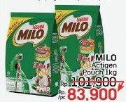 Promo Harga Milo ActivGo 3in1 1000 gr - LotteMart