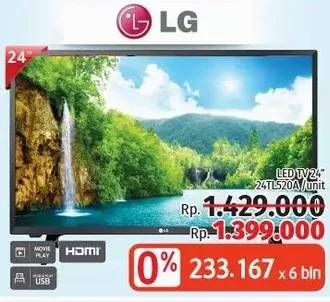 Promo Harga LG 24TL520A | LED TV 24"  - LotteMart
