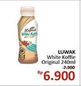 Promo Harga Luwak White Koffie Ready To Drink Original 240 ml - Alfamidi