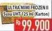 Promo Harga ULTRA MIMI Susu UHT Disney Frozen 125 ml - Hypermart