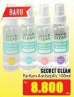 Promo Harga SECRET CLEAN Hand Sanitizer Anti Virus Spray 100 ml - Hari Hari