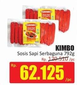 Promo Harga KIMBO Sosis Sapi Serbaguna 24 pcs - Hari Hari