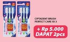 Promo Harga CIPTADENT Sikat Gigi Perfect Care Soft 3 pcs - Alfamidi