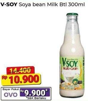 Promo Harga V-soy Soya Bean Milk 300 ml - Alfamart