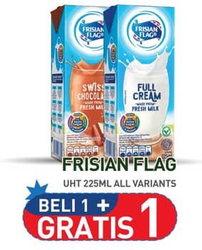 Harga Frisian Flag Susu UHT Purefarm All Variants 225 ml di Hypermart