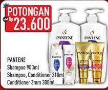 Promo Harga PANTENE Shampoo/PANTENE Conditioner/PANTENE 3 Minute Miracle   - Hypermart