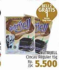 Promo Harga NUTRIJELL Jelly Powder Cincau 15 gr - LotteMart