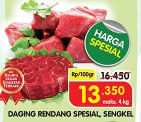 Promo Harga Daging Rendang Sapi Spesial/Shankle  - Superindo