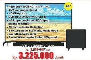 Promo Harga POLYTRON PLD 43B150  - Hari Hari