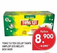 Promo Harga Tong Tji Teh Celup Jasmine 50 gr - Superindo