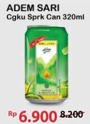 Promo Harga ADEM SARI Ching Ku Sparkling Herbal Lemon 320 ml - Alfamart