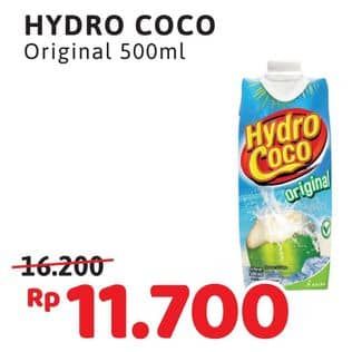 Promo Harga Hydro Coco Minuman Kelapa Original 500 ml - Alfamidi