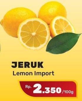 Promo Harga Jeruk Lemon per 100 gr - Yogya