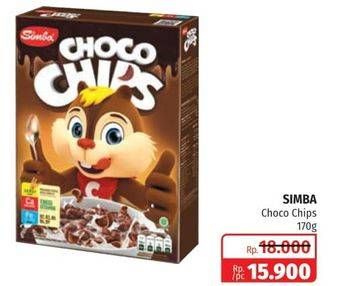 Promo Harga SIMBA Cereal Choco Chips 170 gr - Lotte Grosir