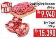 Promo Harga Daging Giling Sapi Premium per 100 gr - Hypermart