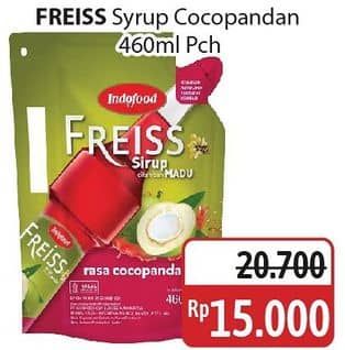 Promo Harga Freiss Syrup Cocopandan 460 ml - Alfamidi