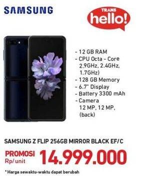 Promo Harga SAMSUNG Galaxy Z Flip  - Carrefour