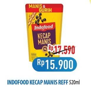 Promo Harga Indofood Kecap Manis 520 ml - Hypermart