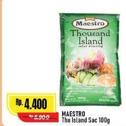 Promo Harga Maestro Salad Dressing Thousand Island 100 gr - Alfamart