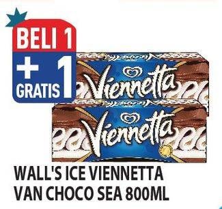 Promo Harga Walls Ice Cream Viennetta Choco Vanila 800 ml - Hypermart