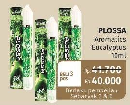 Promo Harga PLOSSA Aromatics Eucalyptus per 3 pcs 10 ml - Lotte Grosir