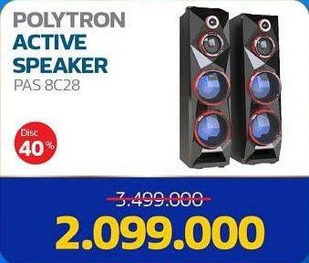 Promo Harga Polytron PAS 8C28 | Active Speaker  - Electronic City