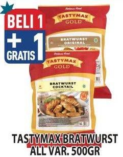 Promo Harga Tastymax Bratwurst All Variants 500 gr - Hypermart