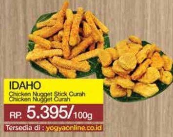 Promo Harga Idaho Chicken Nugget/Stick Curah  - Yogya