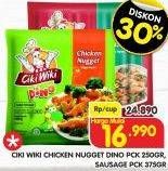 CIKI WIKI Chicken Nugget Dino 250 g/ Sausage 375 g