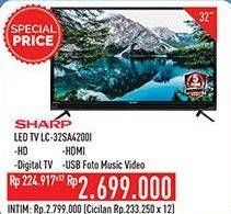 Promo Harga SHARP LC-32SA4200i | LED TV  - Hypermart