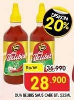 Promo Harga Dua Belibis Saus Cabe 535 ml - Superindo