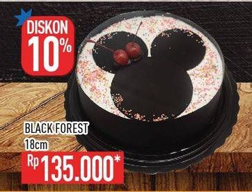 Promo Harga Black Forest 18 Cm  - Hypermart