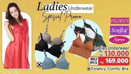 Promo Harga FELANCY / SCELTA / SOREX Ladies Underwear  - LotteMart
