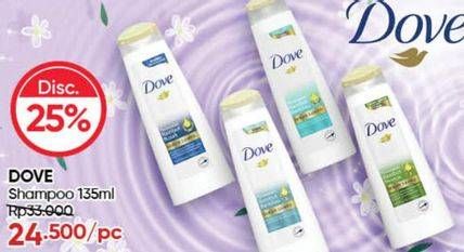Promo Harga Dove Shampoo 135 ml - Guardian