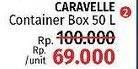 Promo Harga CARAVELLE Container 50 ltr - LotteMart