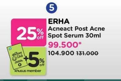 Promo Harga Erha AcneAct Post Acne Spot Serum 30 ml - Watsons