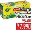 Promo Harga Tong Tji Teh Celup Jasmine Tanpa Amplop per 25 pcs 2 gr - Hypermart
