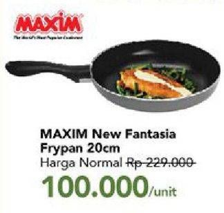 Promo Harga MAXIM New Fantasia Frypan, 20 Cm  - Carrefour