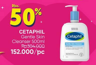 Promo Harga Cetaphil Gentle Skin Cleanser 500 ml - Guardian