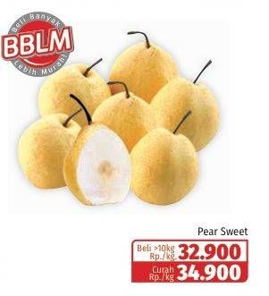 Promo Harga Pear Sweet  - Lotte Grosir