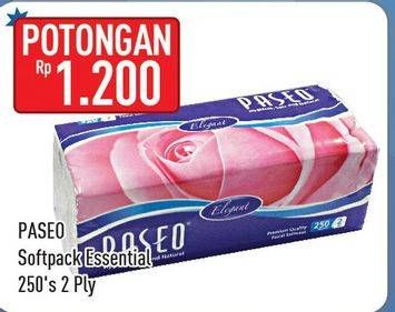 Promo Harga PASEO Facial Tissue 250 pcs - Hypermart