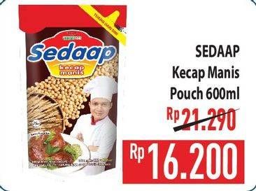 Promo Harga Sedaap Kecap Manis 600 ml - Hypermart