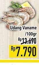 Promo Harga Udang Vanamae per 100 gr - Hypermart