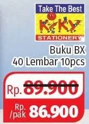 Promo Harga KIKY Buku Boxy per 10 pcs - Lotte Grosir