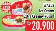 Promo Harga WALLS Ice Cream 700 ml - Hypermart