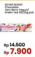 Promo Harga Silver Queen Chocolate Very Berry Yoghurt, Green Tea 25 gr - Indomaret