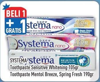 Promo Harga SYSTEMA Toothpaste  - Hypermart